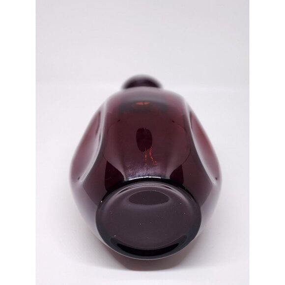 VTG Mid-Century Modern Red Thumbprint Vase - Striking MCM Decor 8" Tall - Picture 2 of 4